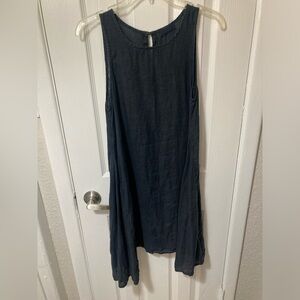 CP Shades Linen Freida Midi Dress Size Xs Womens EUC Has Pockets